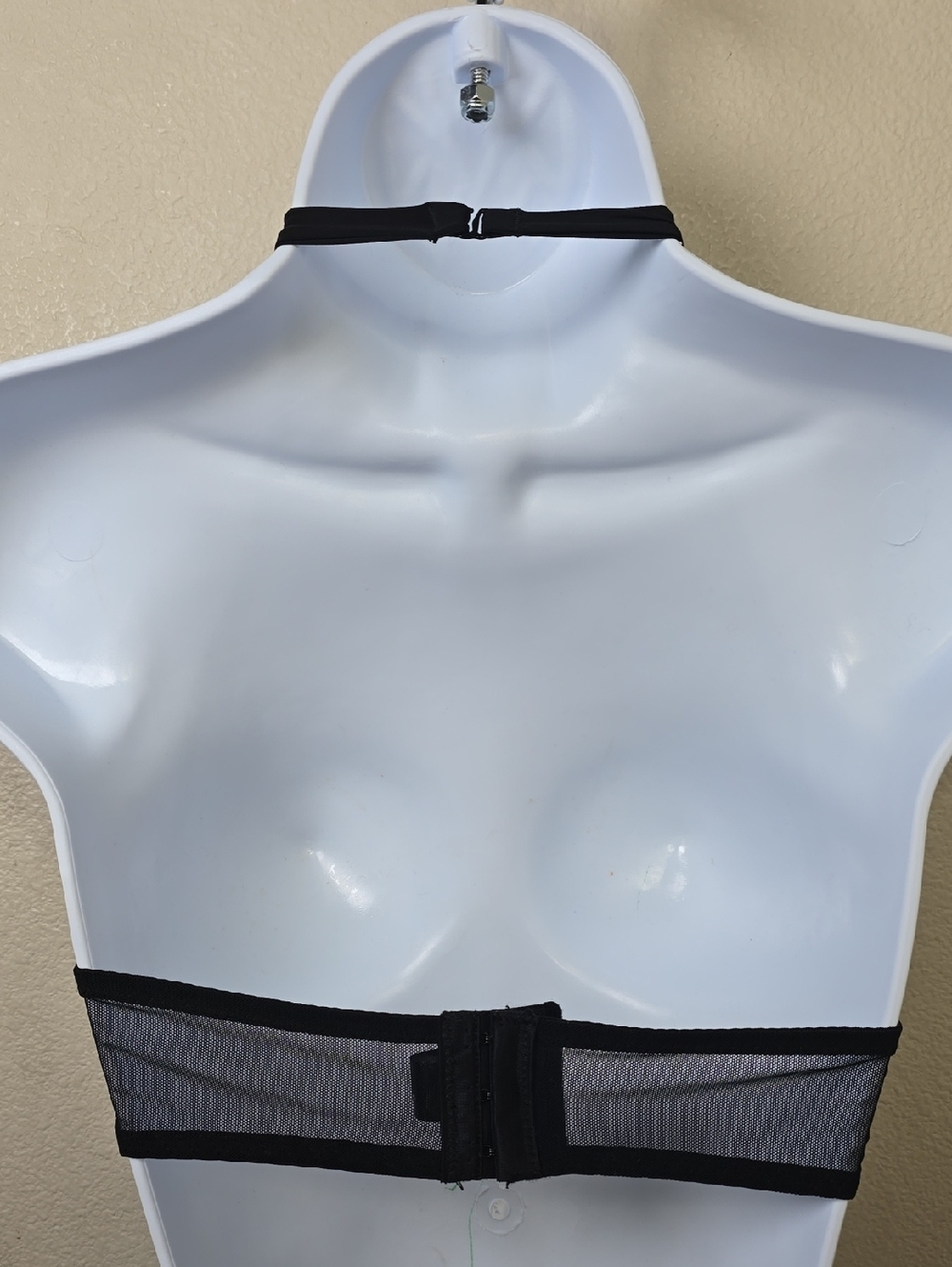Rene Rofe Black Lace High-Neck Bra- Top - Picture 5 of 6